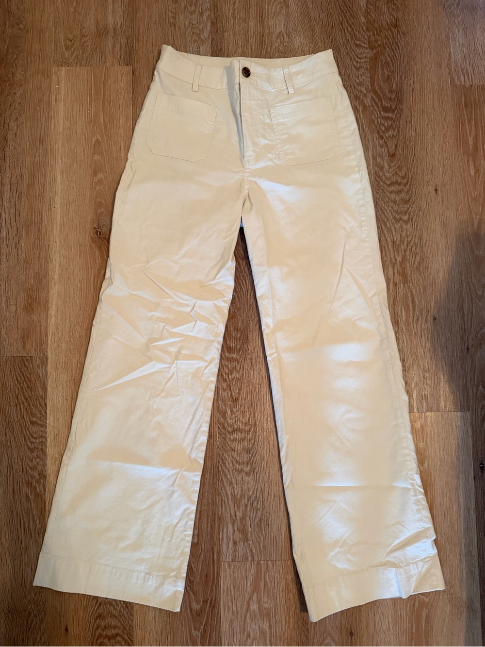 Women’s Wide-Leg Jeans - Cream